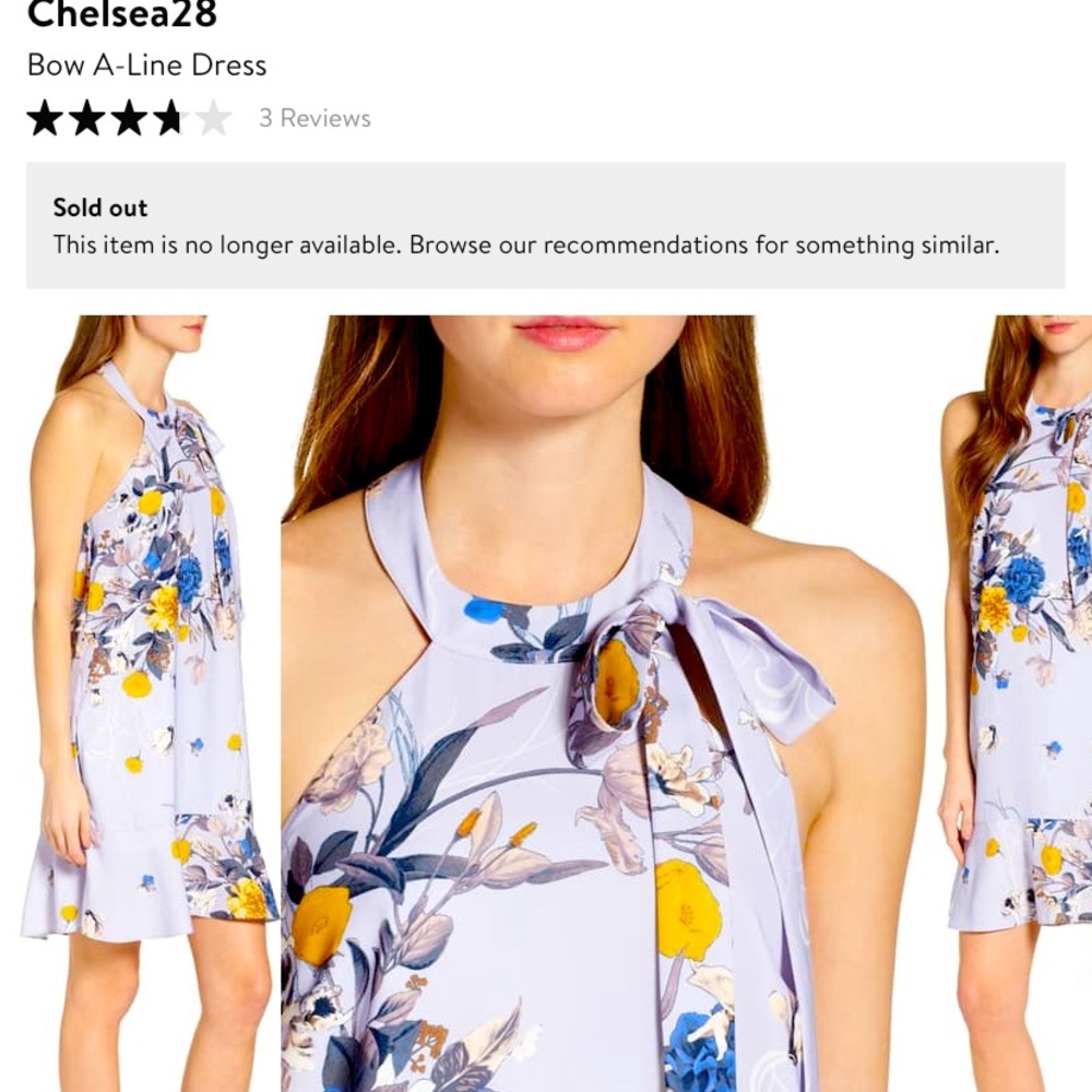 Chelsea28 Strapless Dress